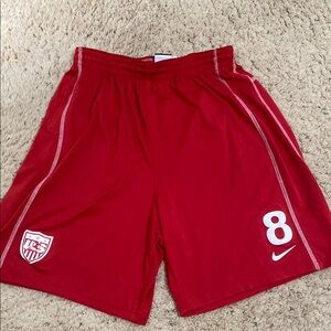 Nike Red Athletic Shorts Lightweight Breathable